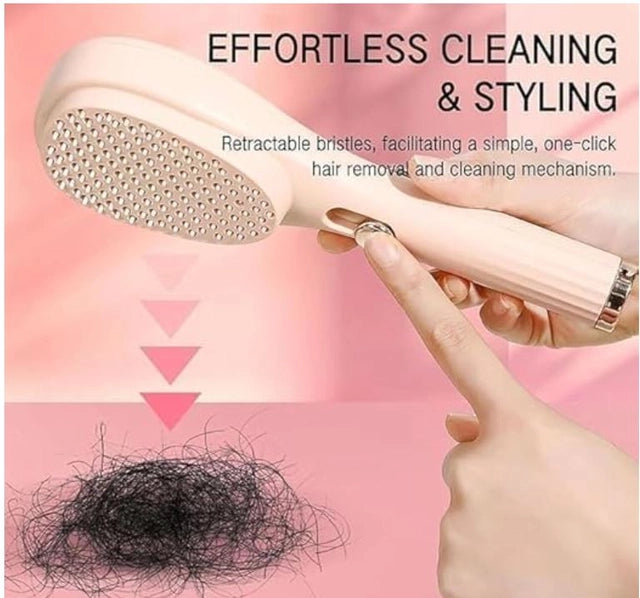 Self-Cleaning Detangling Hairbrush