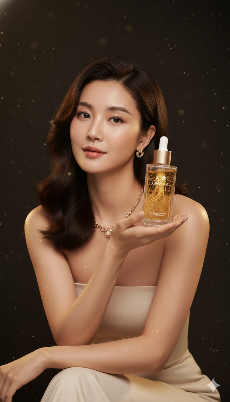 Ginseng Gold Polypeptide Anti-Ageing Serum Pack of 2